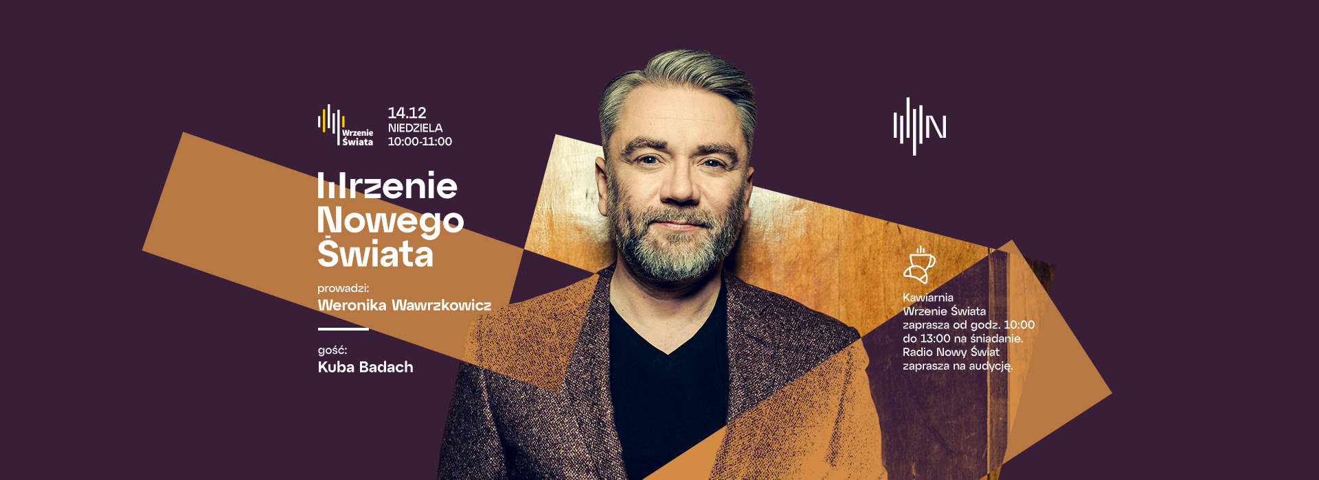 Wrzenie Nowego Świata - Kuba Badach - gościem Weroniki Wawrzkowicz