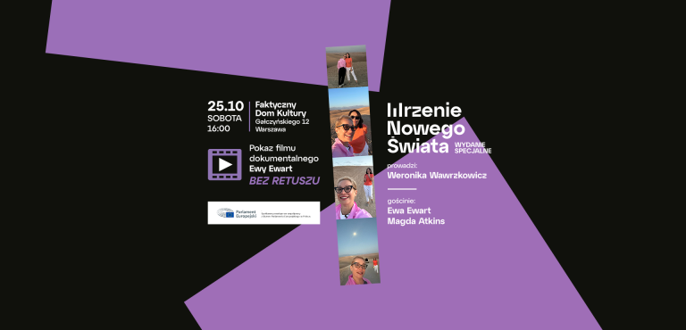 Magda Atkins i Ewa Ewart gościniami Weroniki Wawrzkowicz  we Wrzeniu Nowego Świata