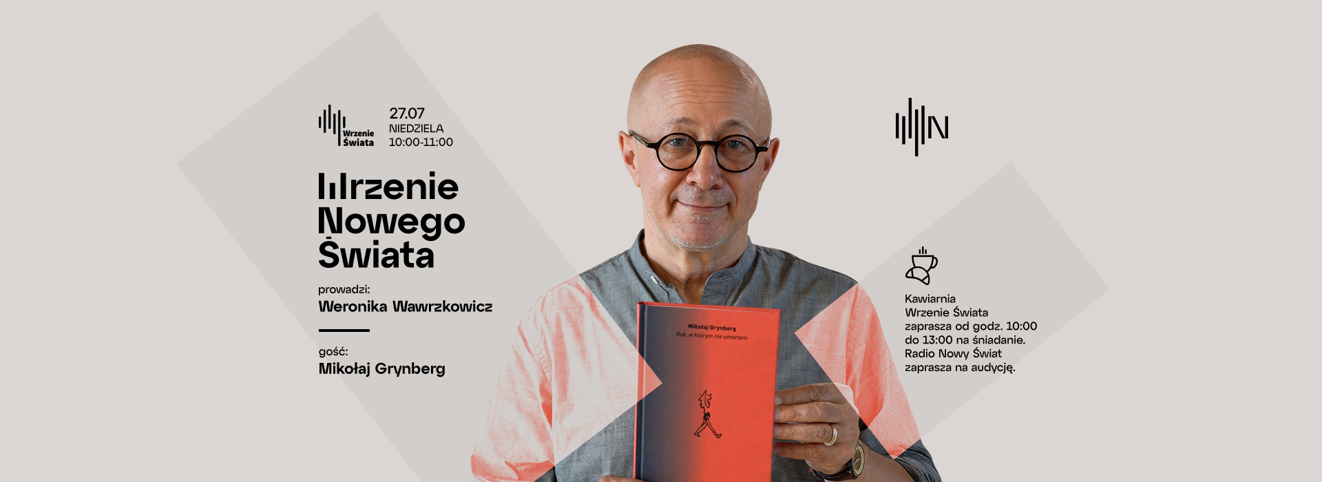 Wrzenie Nowego Świata -  Mikołaj Grynberg gościem Weroniki Wawrzkowicz