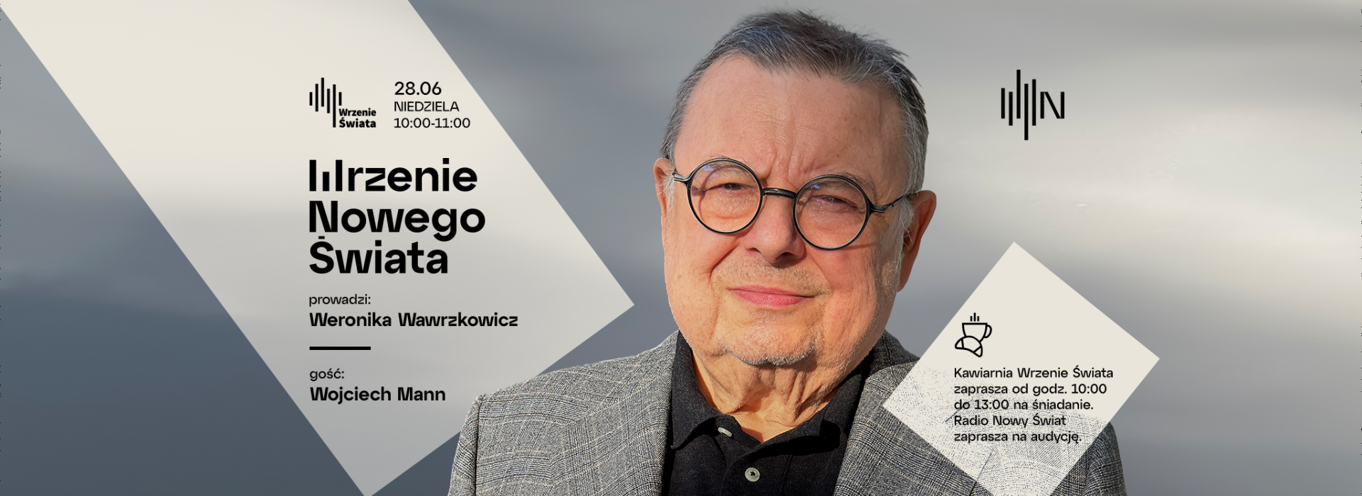 Wrzenie Nowego Świata - Wojciech Mann - gościem Weroniki Wawrzkowicz