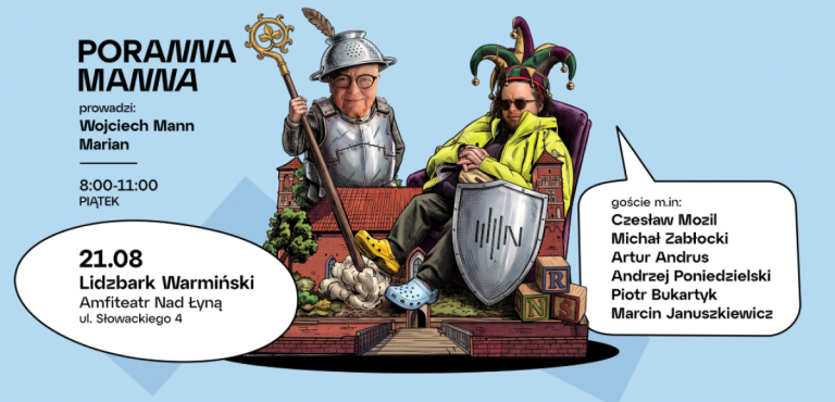 Poranna Manna (piątek, 8:00 - 11:00), Amfiteatr nad Łyną, Lidzbark Warmiński
