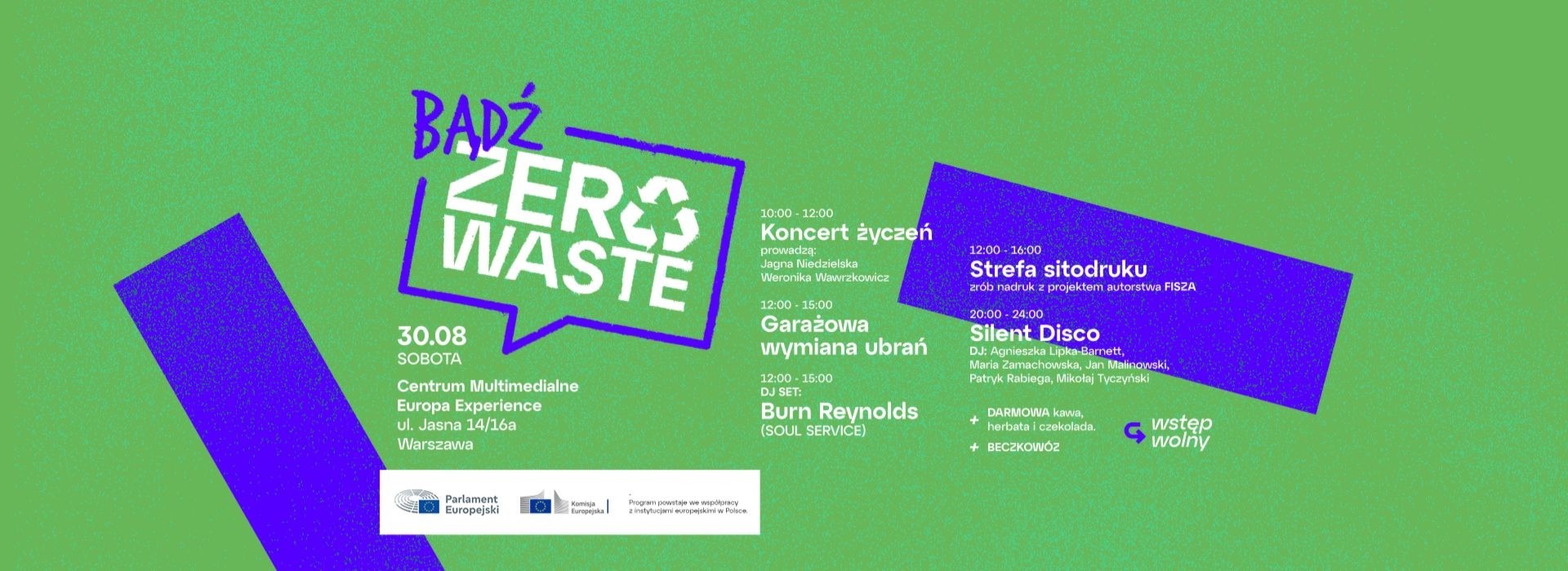 BĄDŹ ZERO WASTE. RNŚ x Parlament Europejski x Komisja Europejska