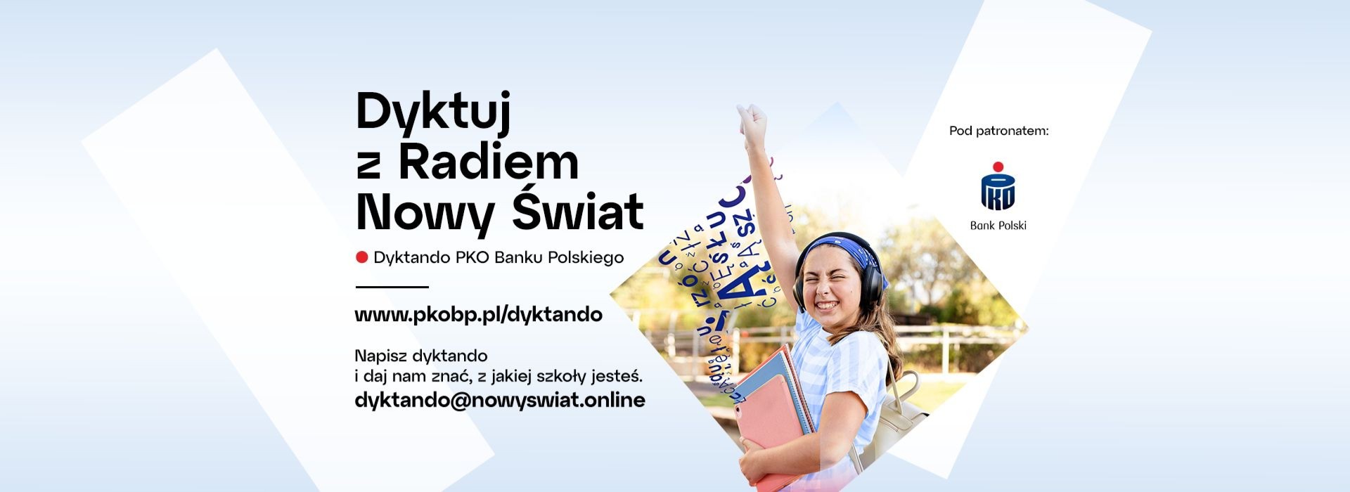 Dyktuj z Radiem Nowy Świat! Dyktando PKO Banku Polskiego