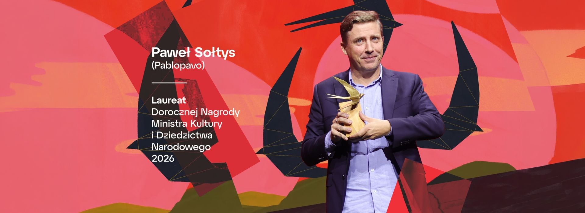 Paweł Sołtys laureatem Nagrody Ministra Kultury i Dziedzictwa Narodowego