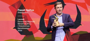 Paweł Sołtys laureatem Nagrody Ministra Kultury i Dziedzictwa Narodowego
