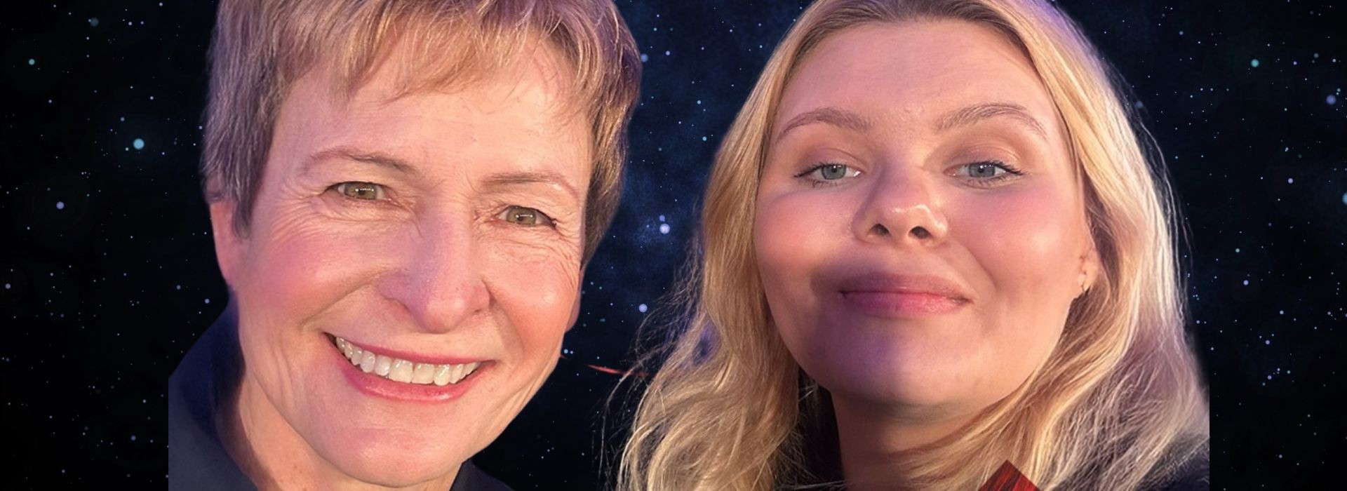 Astronautka Peggy Whitson w rozmowie z Klaudią Kowalczyk