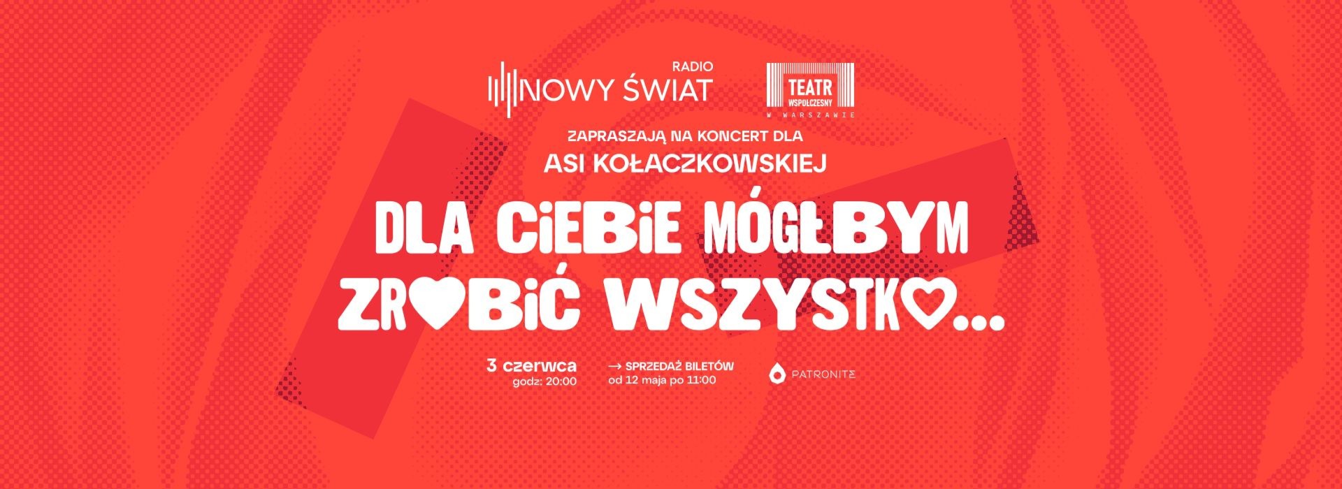 "Dla Ciebie mógłbym zrobić wszystko". Koncert dla Asi Kołaczkowskiej