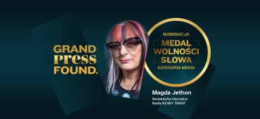 Magda Jethon nominowana do Medalu Wolności Słowa 2025