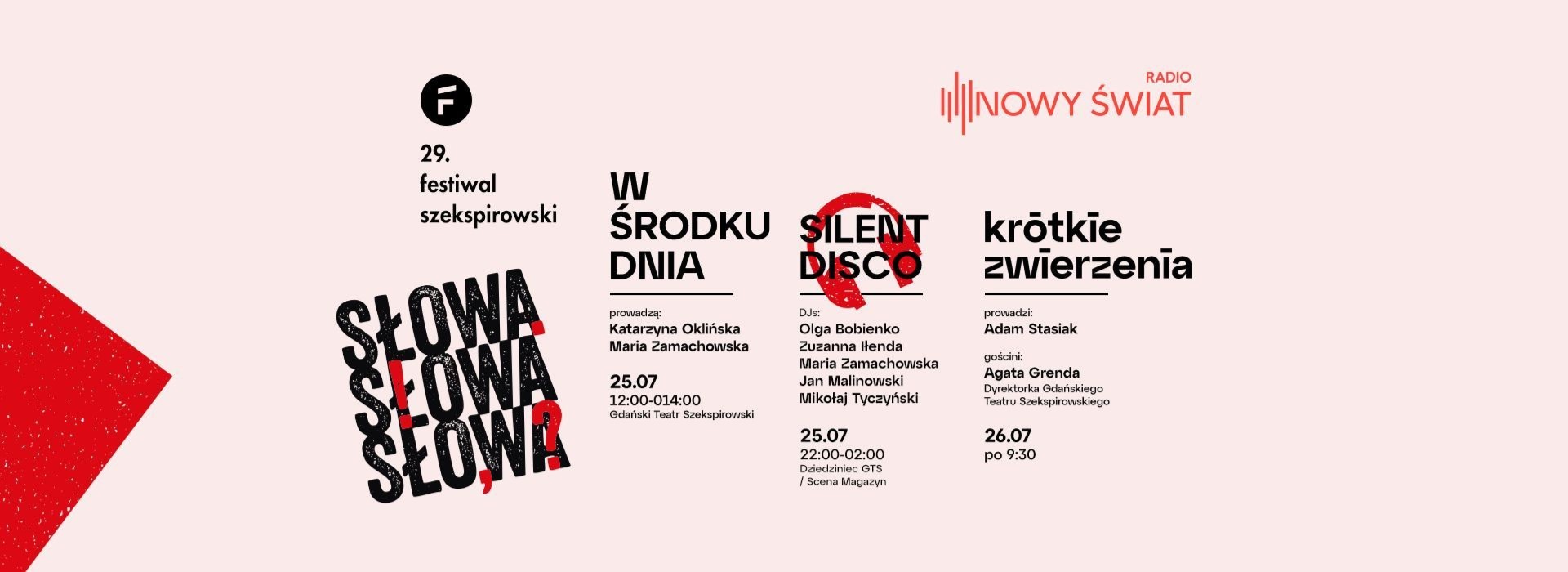 RNŚ na 29. Festiwalu Szekspirowskim w Gdańsku