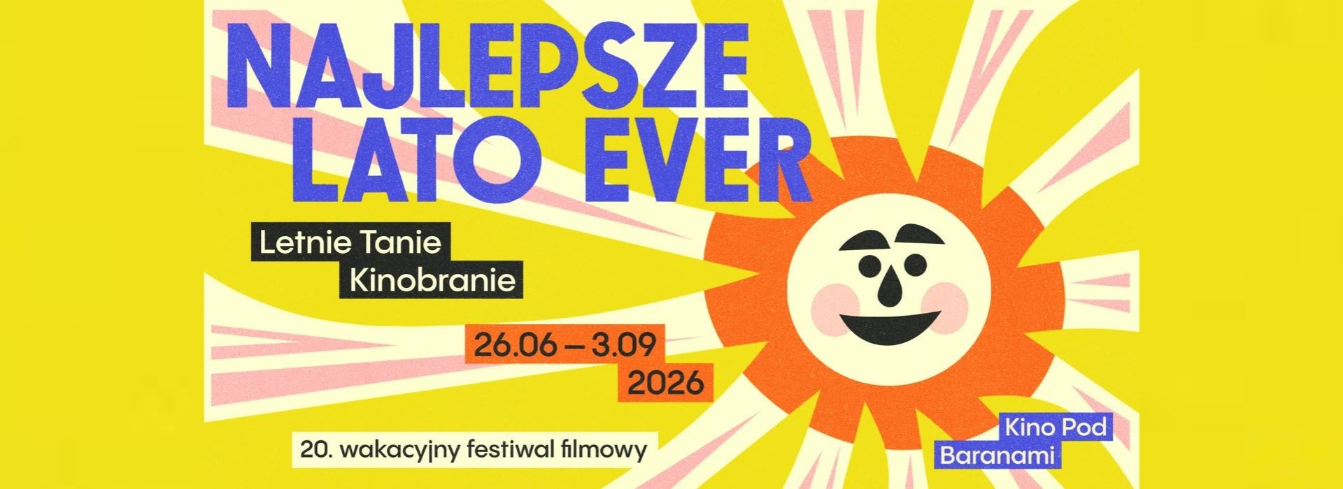 LETNIE TANIE KINOBRANIE. 20. wakacyjny festiwal filmowy