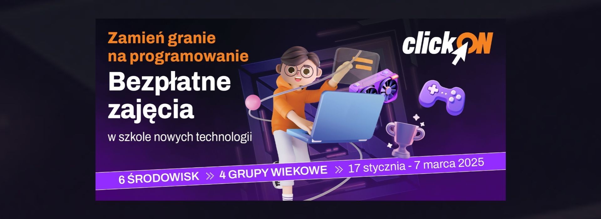 clickON - zmień granie na programowanie