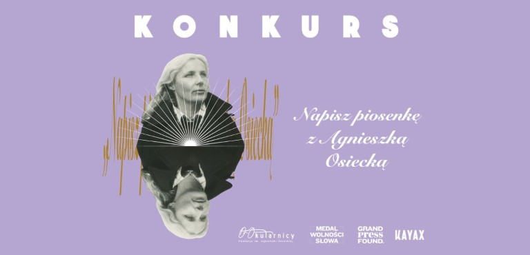 Konkurs „Napisz piosenkę z Agnieszką Osiecką”
