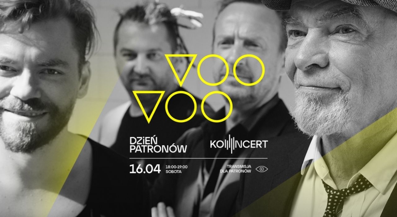 [sob. 18:00] Koncert dla Patronów - Voo Voo z gościnnym udziałem artystów z Ukrainy